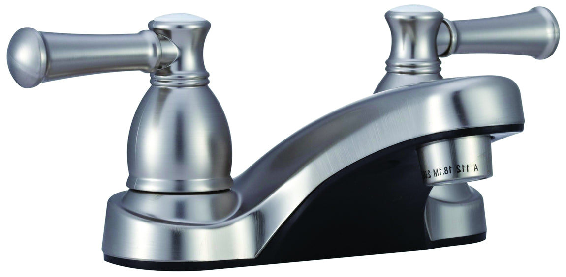 ROBINET LAVABO NICKEL SATIN - Récréashop