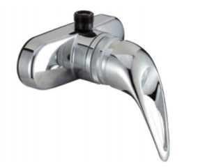 ROBINET DE DOUCHE À LEVIER UNIQUE VR - SATIN NICKEL BROSSÉ - Récréashop