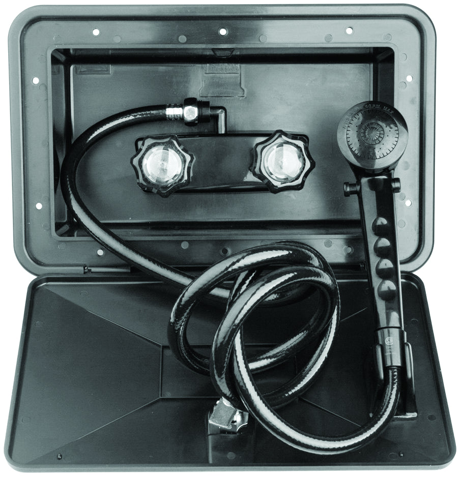 KIT DOUCHE EXTERIEUR VR NOIR - Récréashop