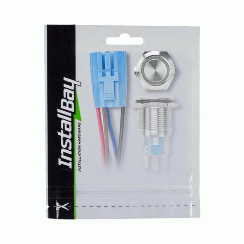 INTERRUPT. INOXYDABLE DE 16MM AVEC TROU DE 5/8" (BLEU) - Récréashop