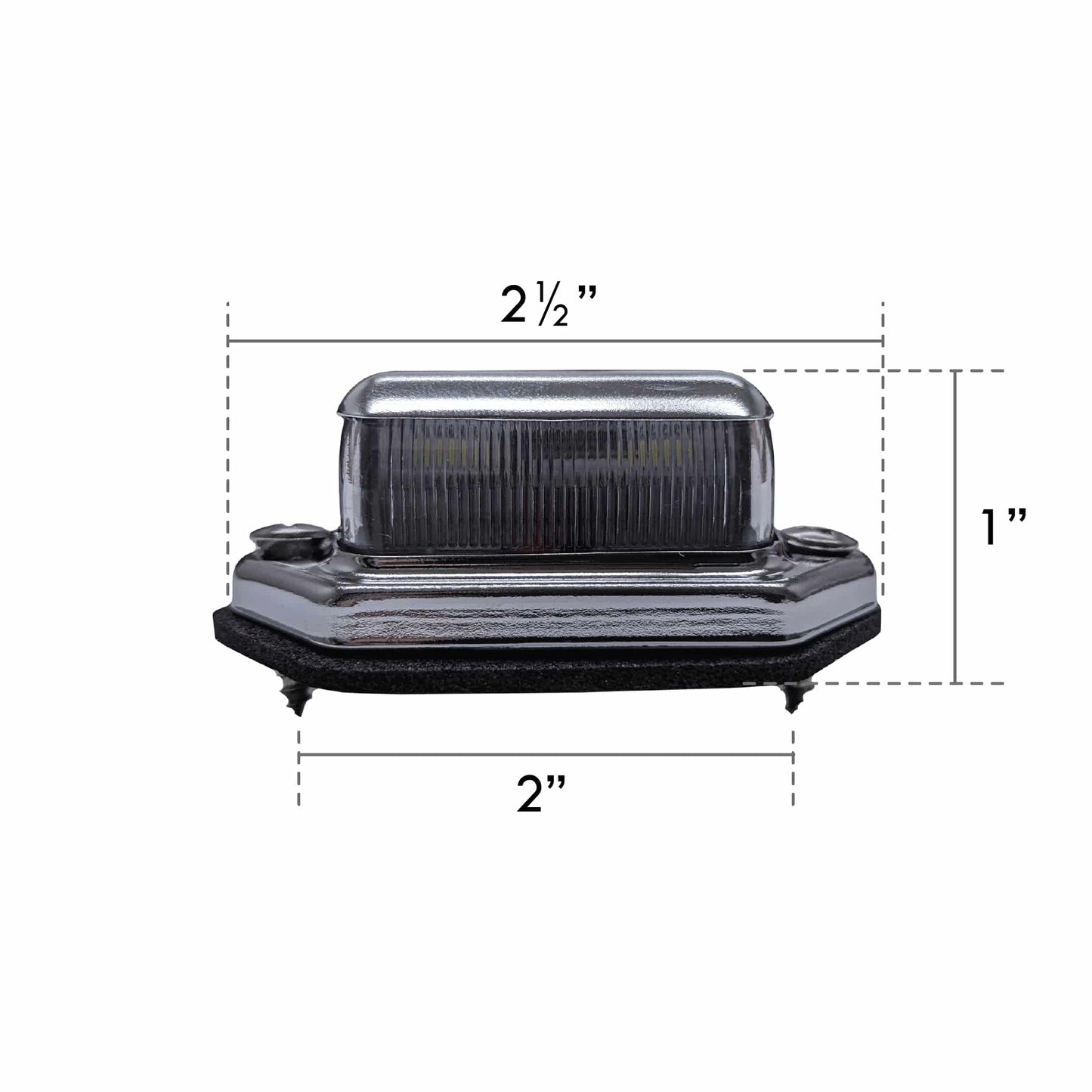 LUMIERE DE PLAQUE DEL CHOME - 2 DIODE - Récréashop