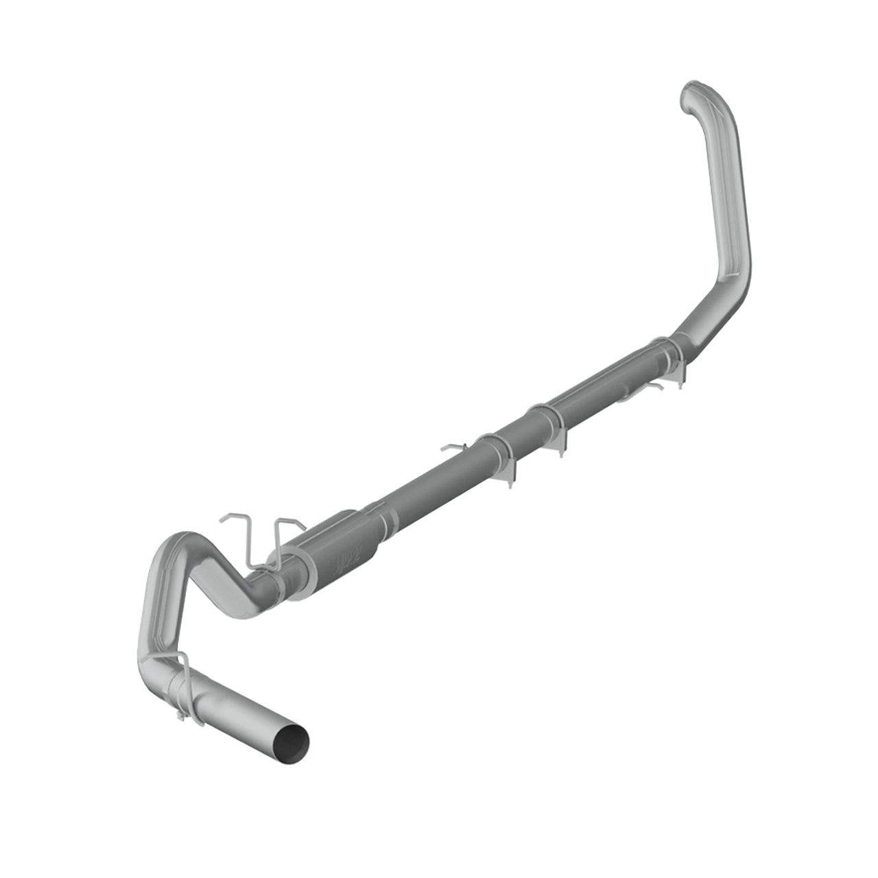 AlumSteel 4"Turbo Back Single Side Exit F-250/350 7.3L 99-03 - Récréashop