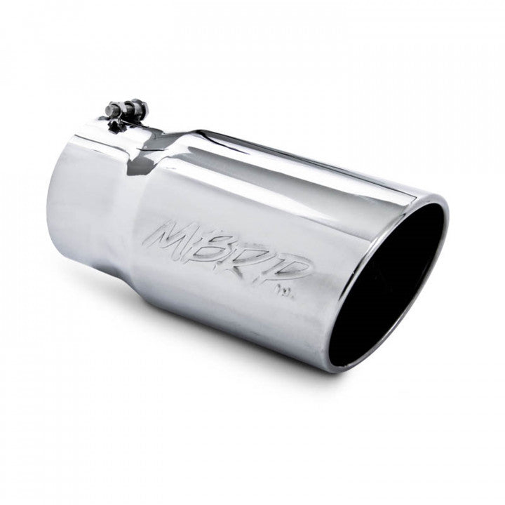 T304 SS Tip 6"OD Angled Rolled End 5"IN 12"Length - Récréashop