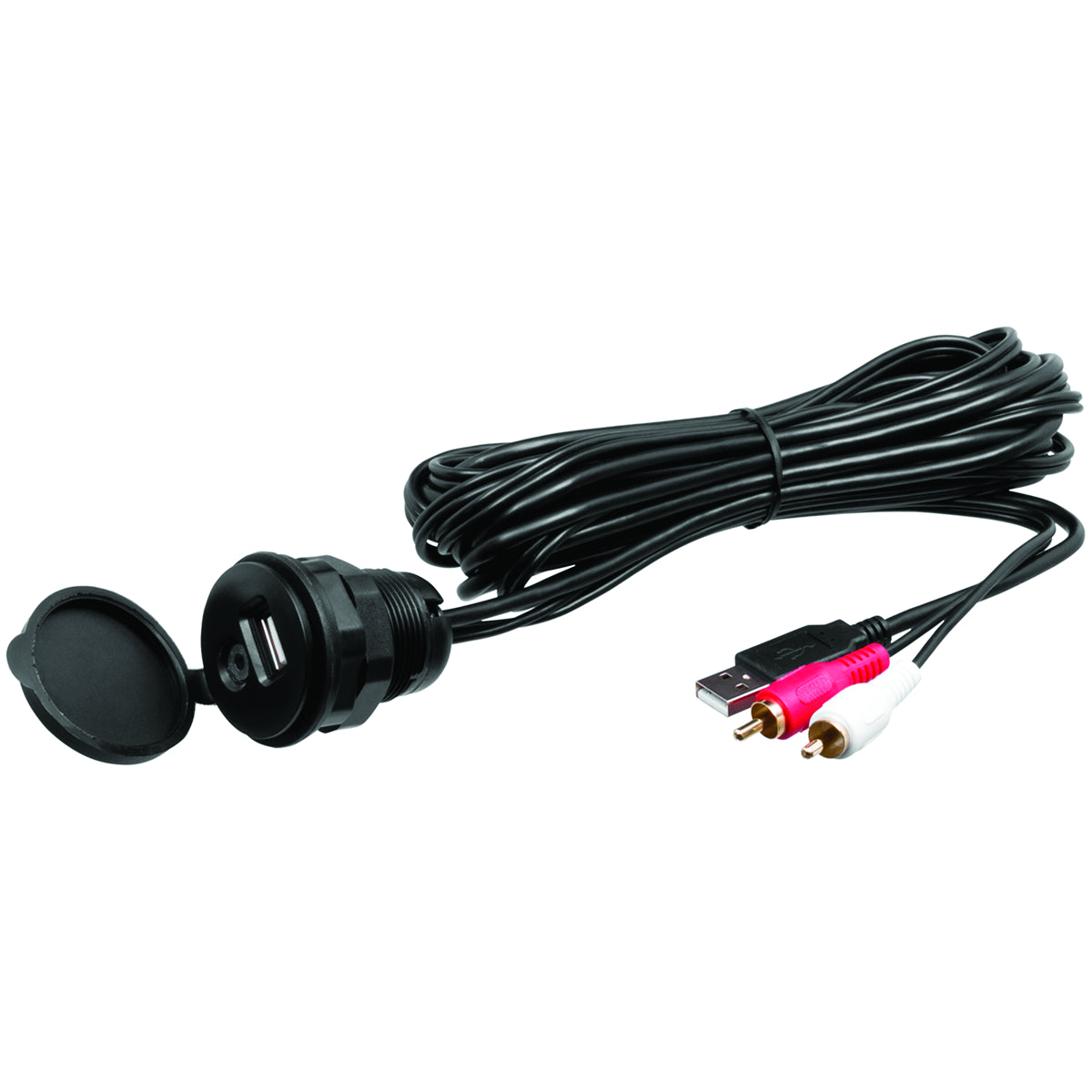 MONTAGE D'INTERFACE AUXILIAIRE UNIVERSEL USB / 3,5 mm - Récréashop