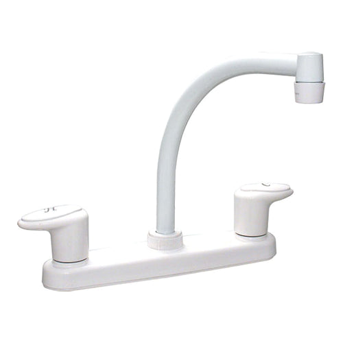 ROBINET CUISINE 8"2LEVIERS BLC - Récréashop