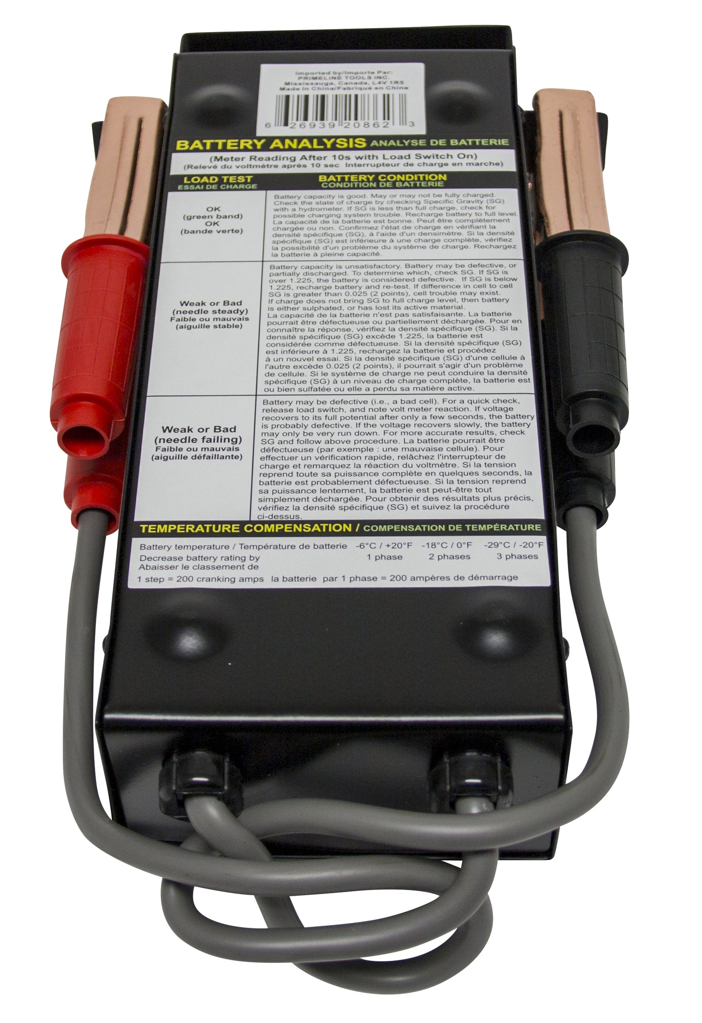 VERIFICATEUR DE BATTERIES 6/12 - Récréashop