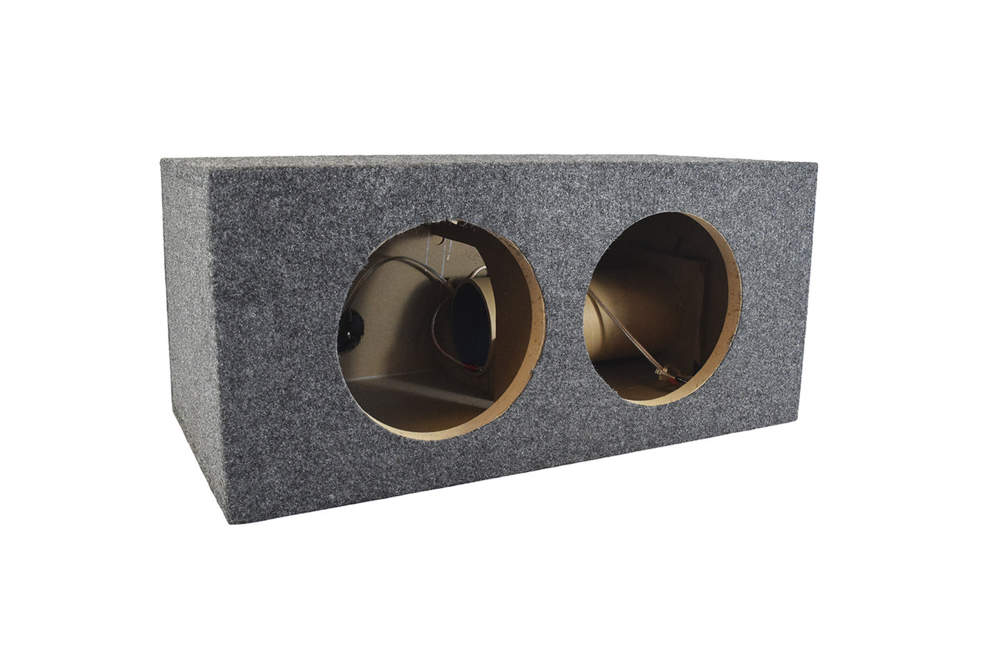 Boite caisson de basses 2 x 10" porté 2.4cf avec cable - Récréashop