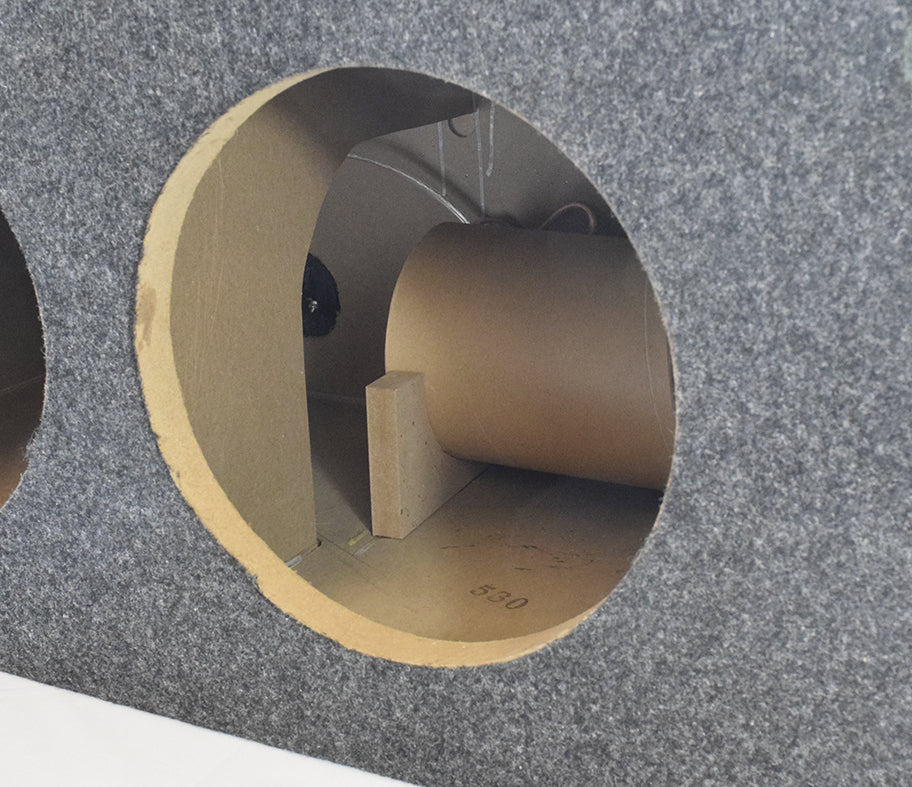 Boite caisson de basses 2 x 12" porté 3.5cf avec cable - Récréashop