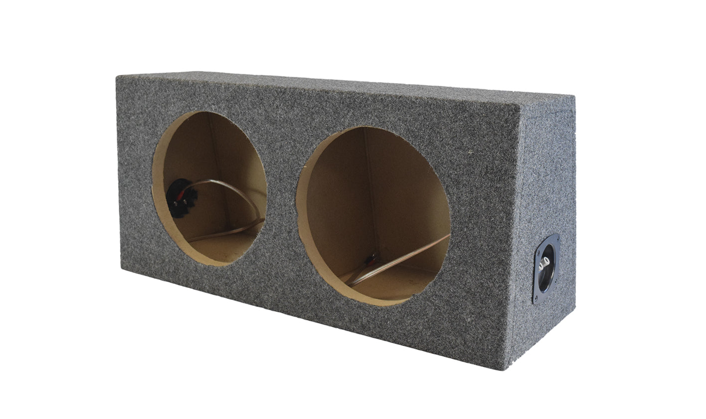 Boite caisson de basses 2 x 12" scellé 2.0cf avec cable - Récréashop