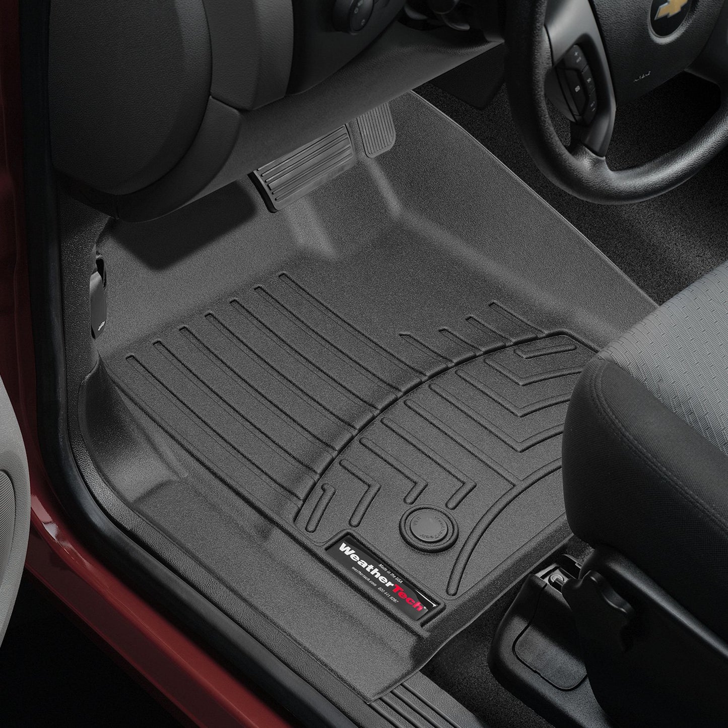 Tapis Avant Noir Silv/Sierra Reg.Cab 07-13 - Récréashop