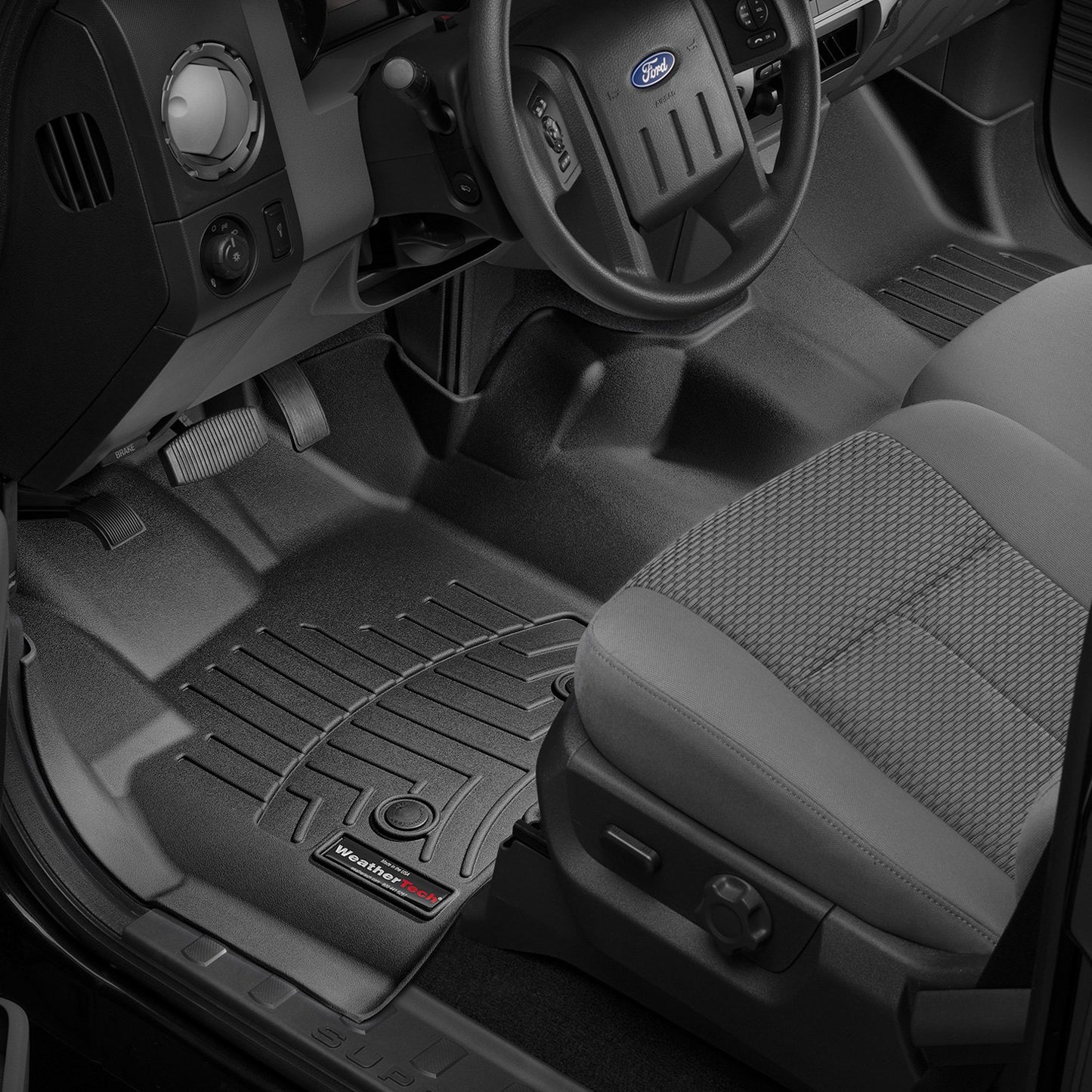 Tapis Avant Noir F250/350/450/550 S.Cab/S.Crew 12-16 - Récréashop