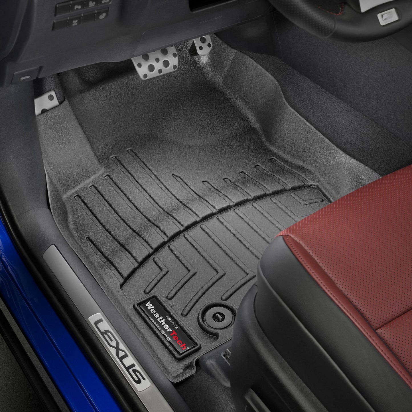 Tapis Avant Noir Lexus Nx 15-19 - Récréashop