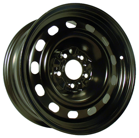 Roue d'acier 16x7 5x114.3 ET12 CB70.6 Noir - Récréashop