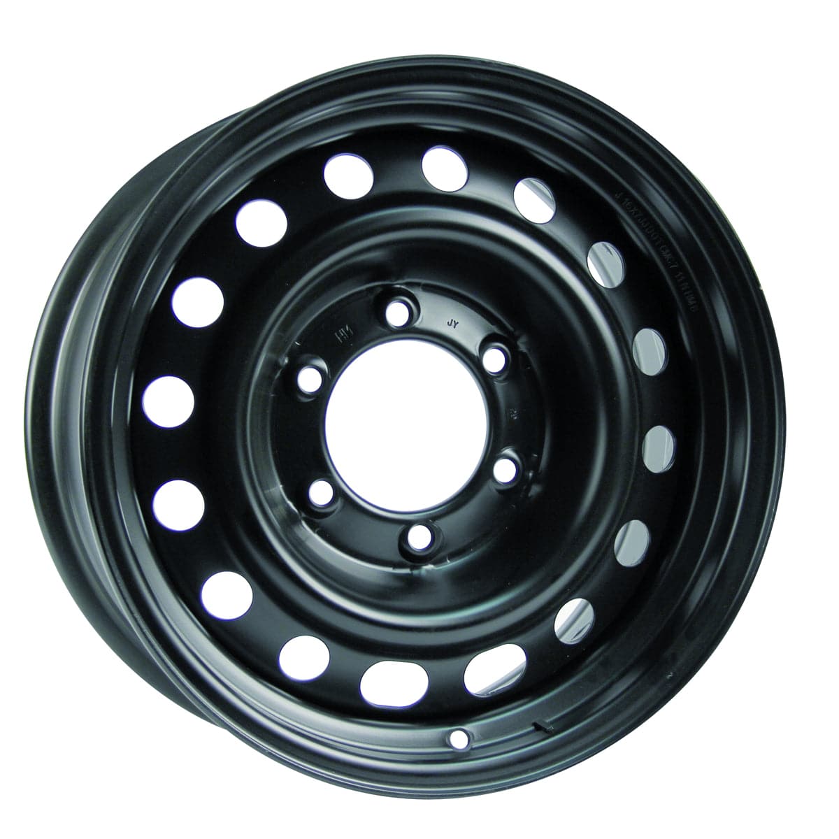 Roue d'acier 16x7 6x139.7 ET5 CB106 Noir - Récréashop