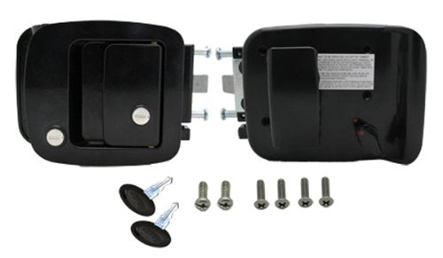 POIGNEE PORTE ENTREE,NOIRE - Récréashop