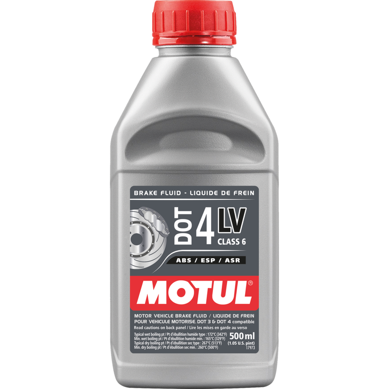 MOTUL BRAKE FLUID DOT 4 LV 500ML (MADE USA) - Récréashop