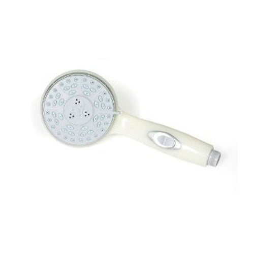 SHOWER HEAD-WHITE w/ON/OF - Récréashop