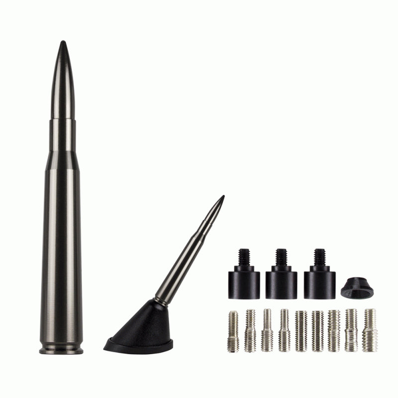 ANTENNE REPLIQUE DE BALLE .50 5.5" METAL FONCE - Récréashop