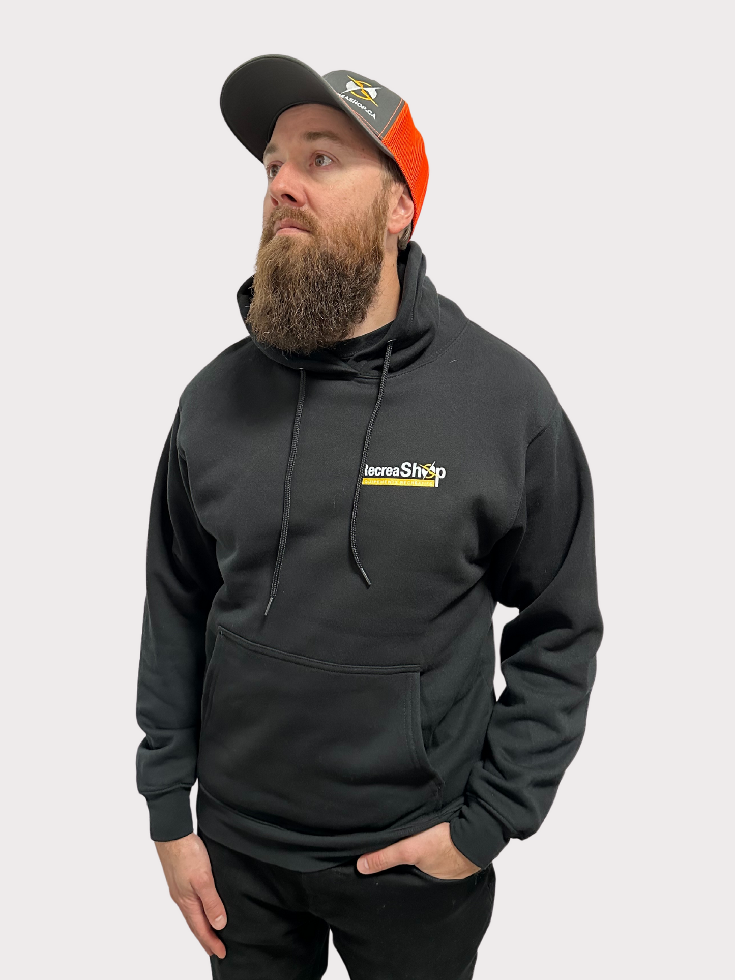 Hoodie RecreaShop Noir - Récréashop