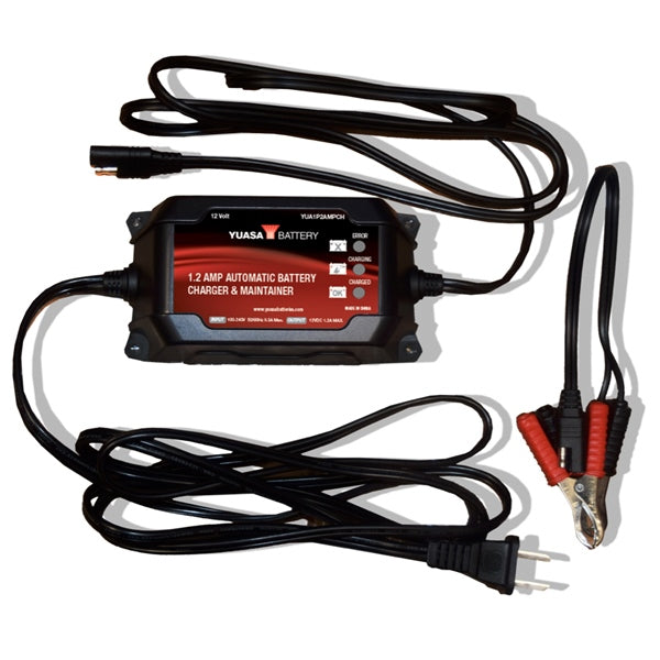 Yuasa Chargeur et maintenance de batterie automatique 1A 010087 - RecreaShop