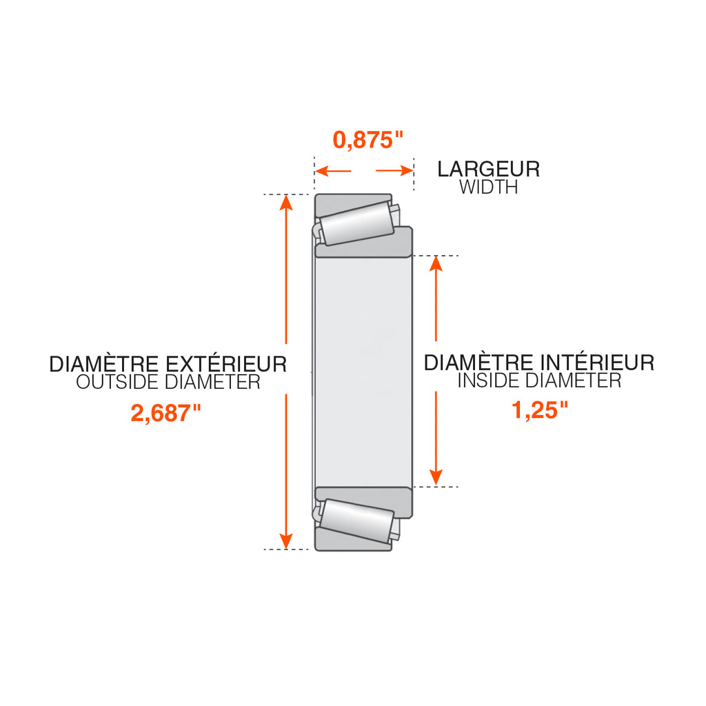 Roulement extérieur 8K - RecreaShop