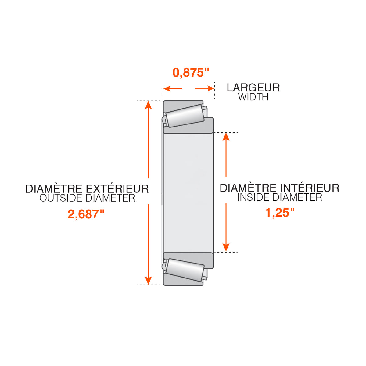 Roulement extérieur 8K - RecreaShop