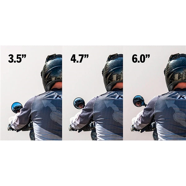 DoubleTake Mirror Miroir Dual Sport avec bras 3.5" de long - Récréashop