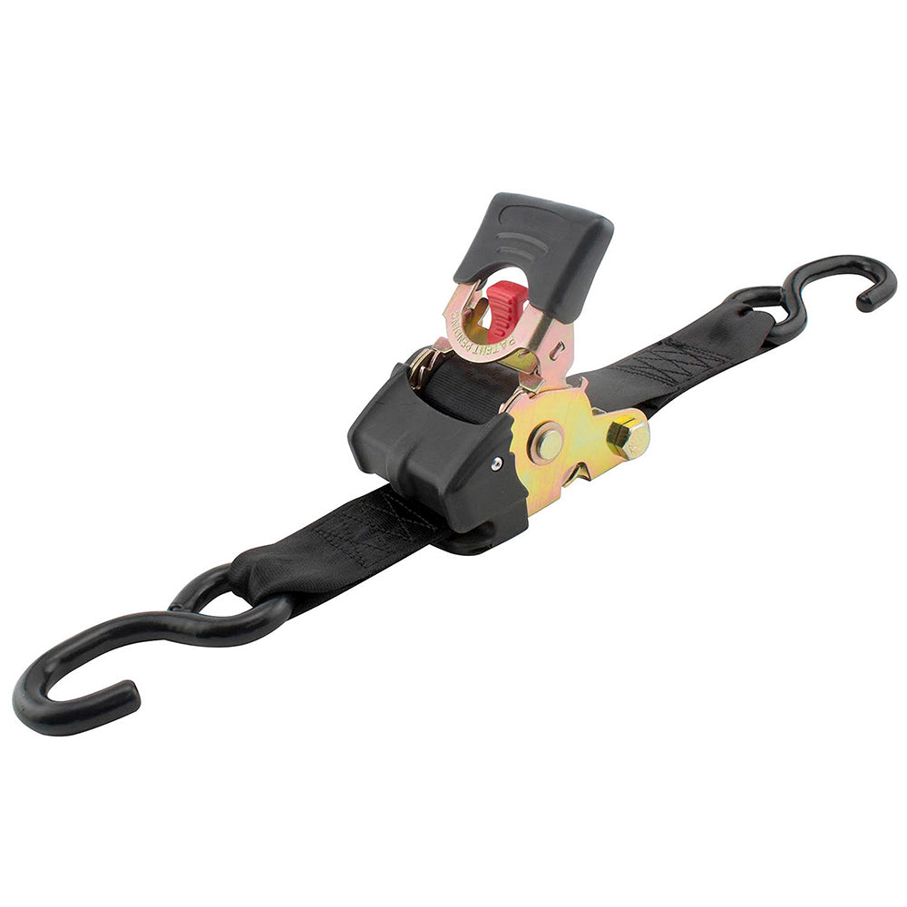 Courroies à cliquet rétractables Re-Tractable 2 po x 6 pi noires, rupture 4 000 lb, la paire, Erickson (34414)