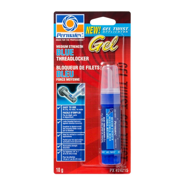 Permatex Bloqueur de filets bleu puissant amovible Gel - RecreaShop