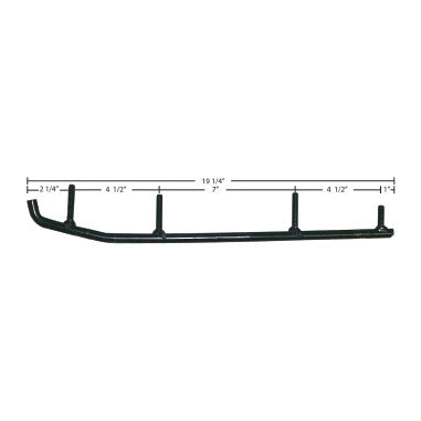 Kimpex Lisse d’usure standard Ancien ski de plastique *voir position des boulons - ARCTIC CAT