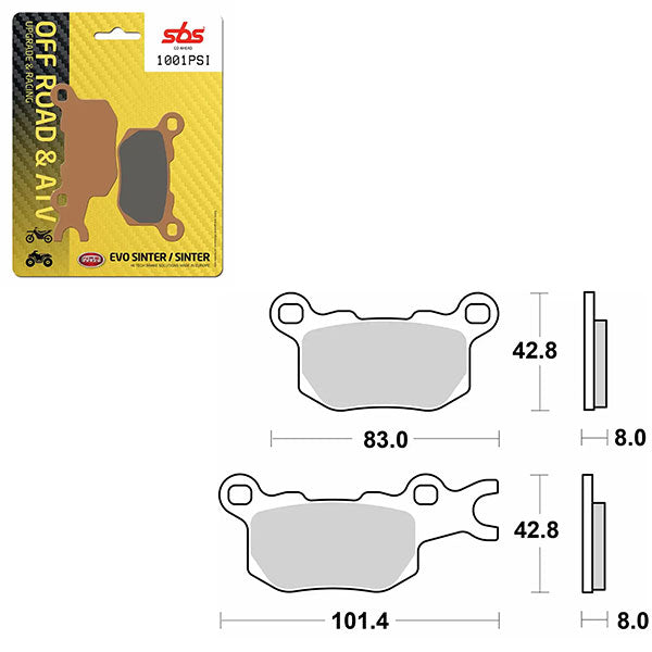 SBS EVO SINTER BRAKE PAD (6451001100)