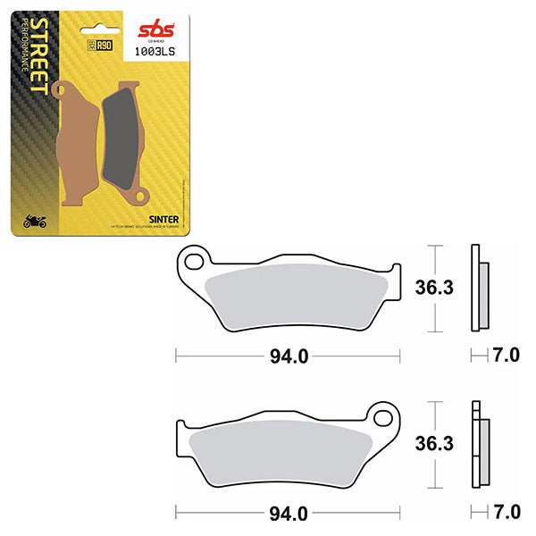 SBS PERFORMANCE LS SINTER BRAKE PAD (6261003100)