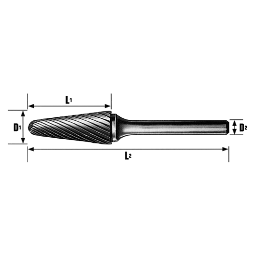 BURIN CARBURE SL3 DC3/8X1-1/16 - Récréashop