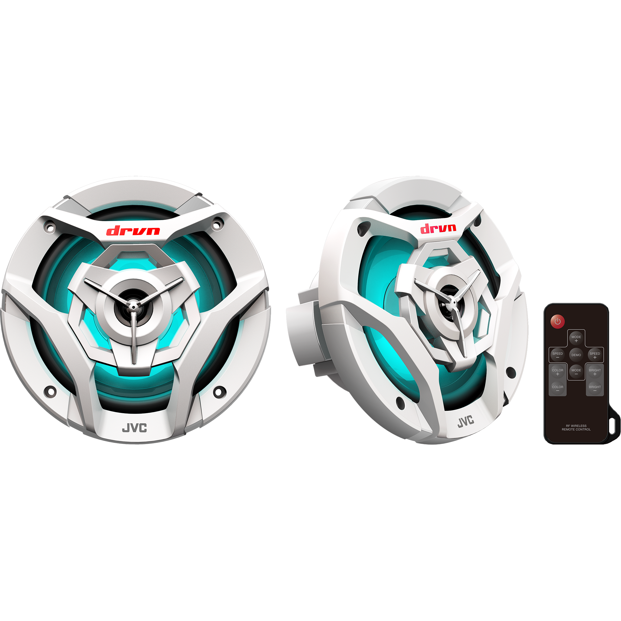 HT-PARL.MARIN BLANC 6-1/2" 75W RMS avec DEL - Récréashop