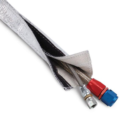 Heat Shroud - Aluminized Sleeving - 1in x 36in - Velcro - Récréashop