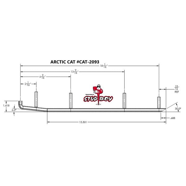 Barre de façonnage Stud Boy (CAT-S2093-45)