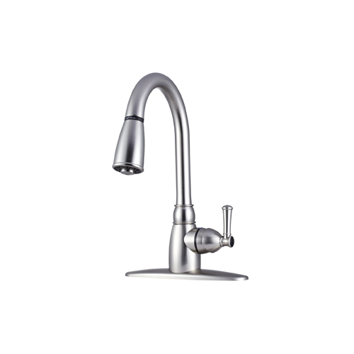 NICKEL RETRACT SPOUT FAUCET - Récréashop