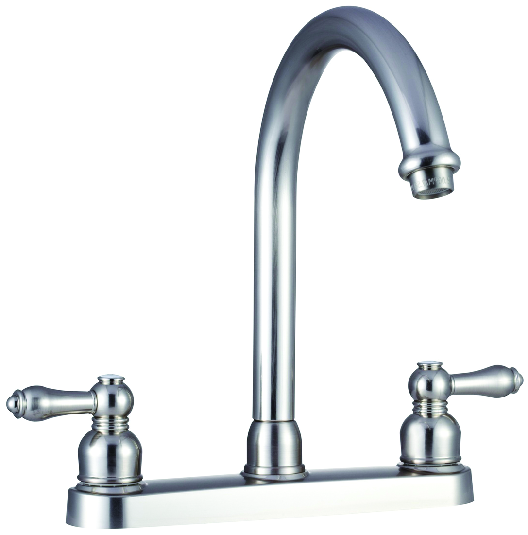 ROBINET CUISINE NICKEL SATIN - Récréashop