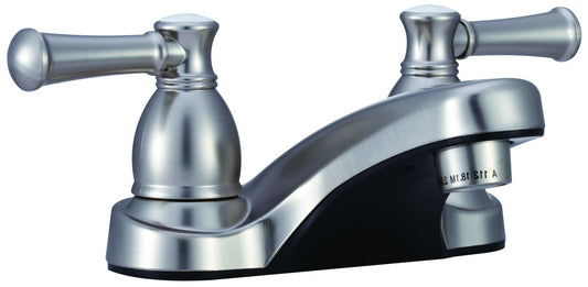 ROBINET LAVABO NICKEL SATIN - Récréashop
