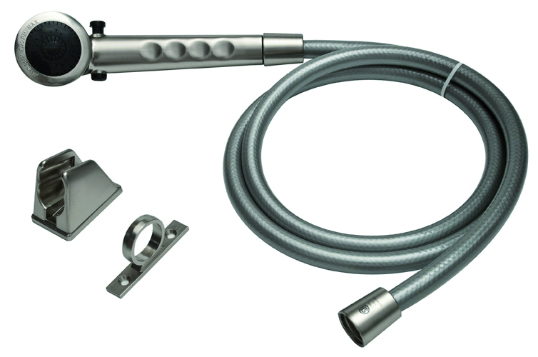 NICKEL SHOWER HEAD & VR HOSE - Récréashop