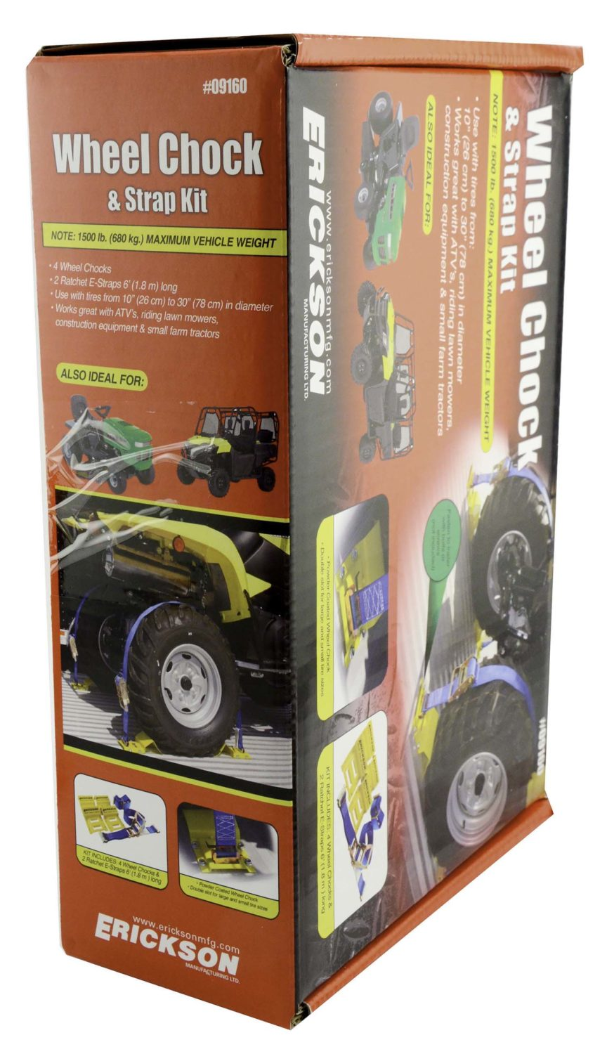 KIT E-TRACK - SANGLE 2" X 6" 4500 LBS & CALE DE ROUE 4" - Récréashop