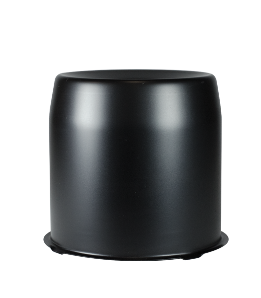 Push Thru NOIR Cap Closed 5.12" Dia 4.95" Tall - Récréashop