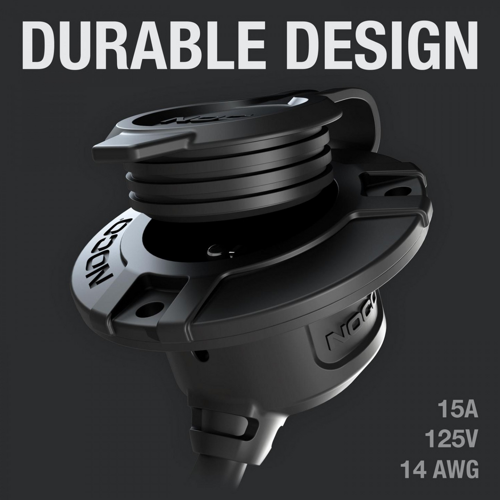 PRISE DE COURANT ALTERNATIF 16" 125V 16A 14AWG (SIMPLE) - Récréashop