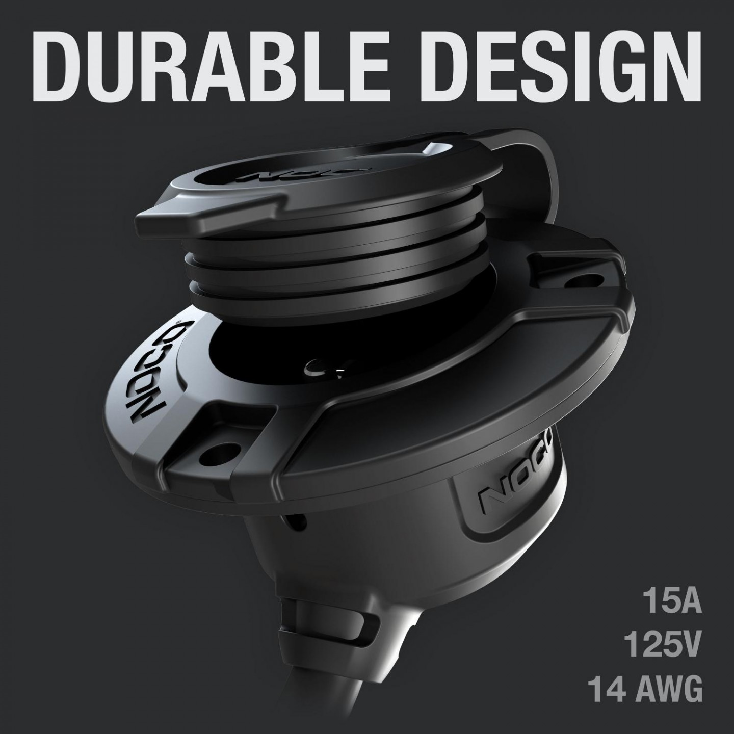 PRISE DE COURANT ALTERNATIF 16" 125V 16A 14AWG (SIMPLE) - Récréashop