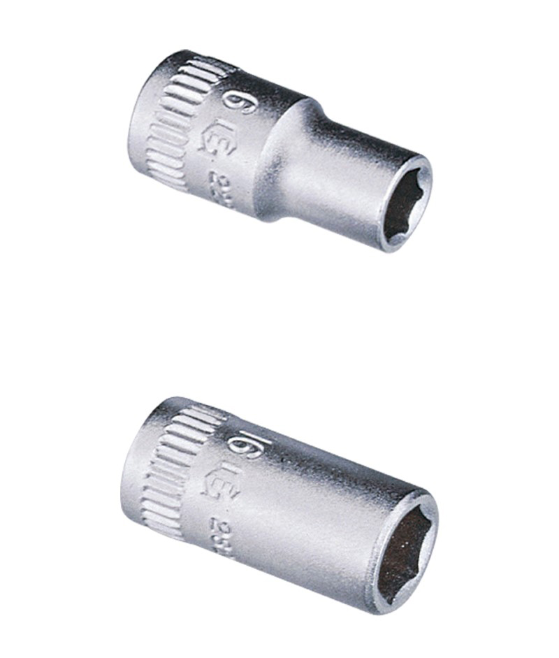CHROME SOCKET 1/4 DR. X 8MM - Récréashop
