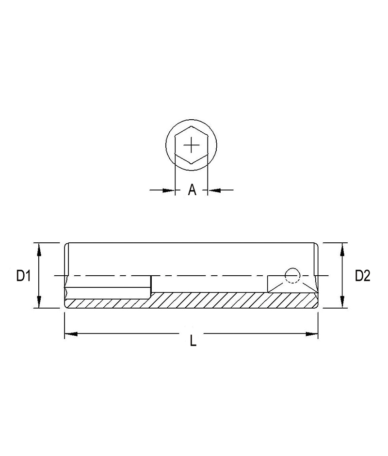 DOUILLE PERC. PROF.3/8DR. 10M - Récréashop