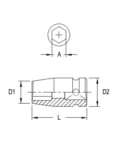3/8DR. DOUILLE PERC. 13MM - Récréashop