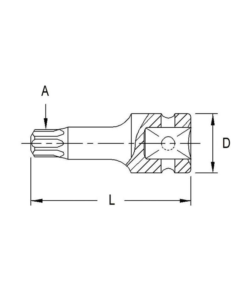 3/8DR DOUIL.TETE.SPEC.(*)19MM - Récréashop