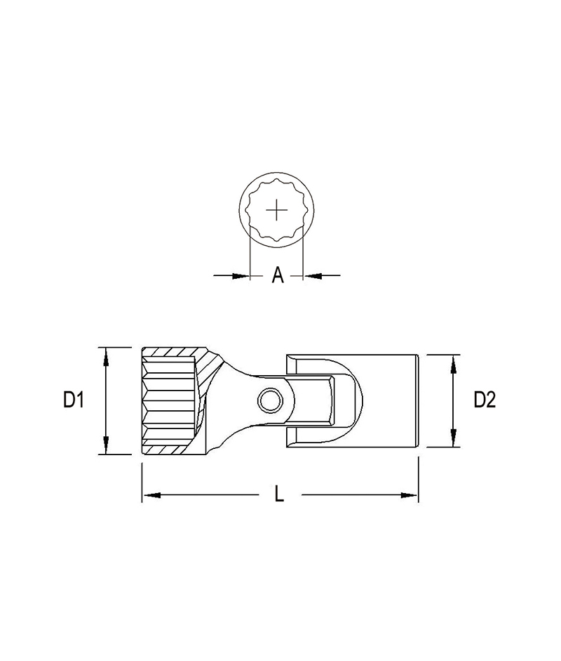 DOUILLE 3/8"DR 12MM 12PT - Récréashop