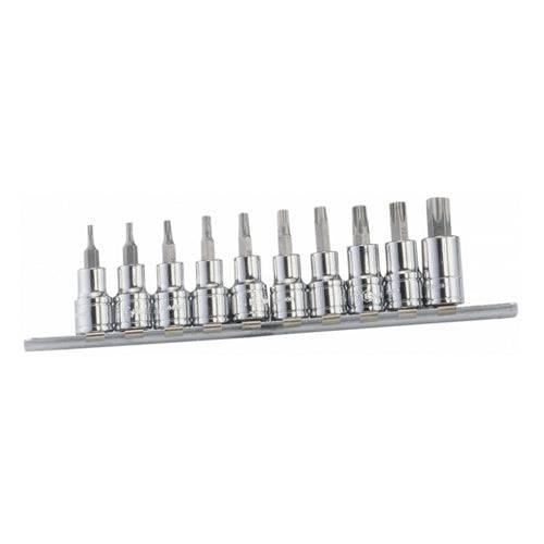 ENSEMBLE DE DOUILLES A EMBOUT INVIOLABLES  3/8" 10 PIECES - Récréashop